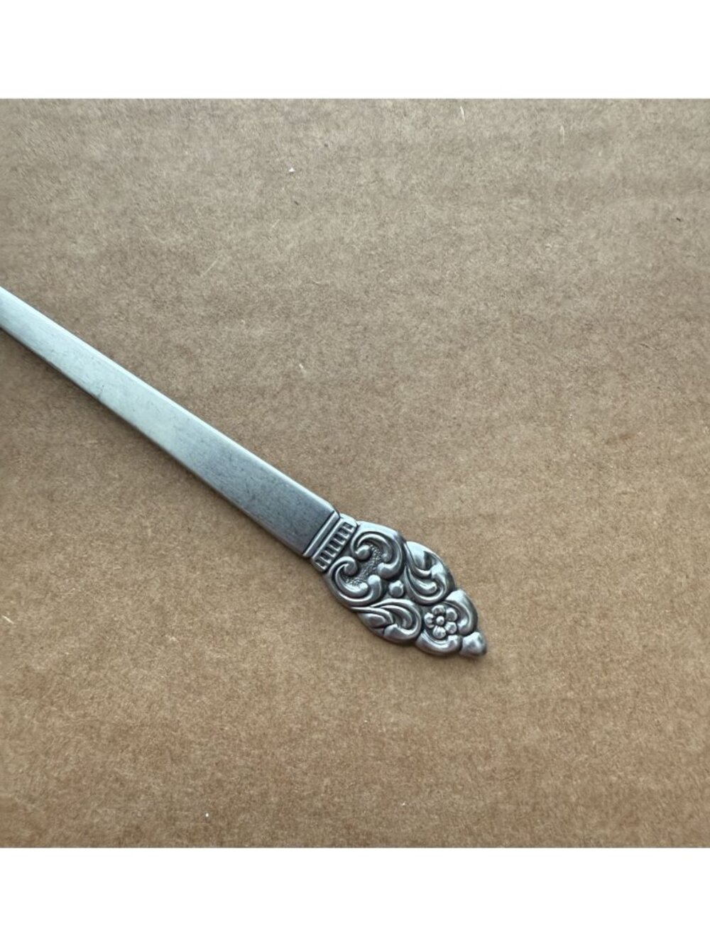 Oneida Community Vinland (Stainless) Pattern Pierced Pie Server 9 1/2 inch - Picture 4 of 6